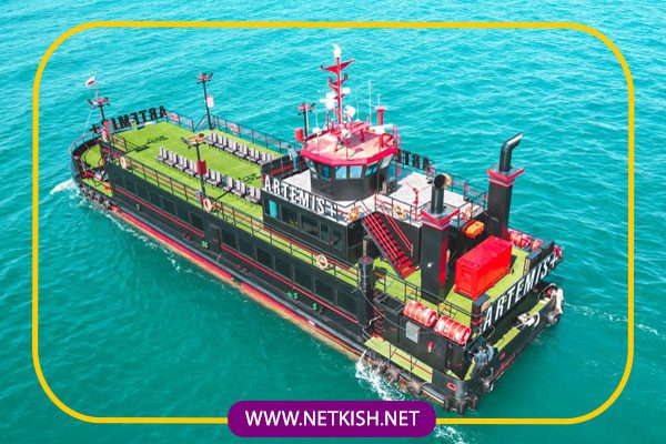 کشتی های تفریحی کیش 5 کشتی تفریحی آرتمیس کیش