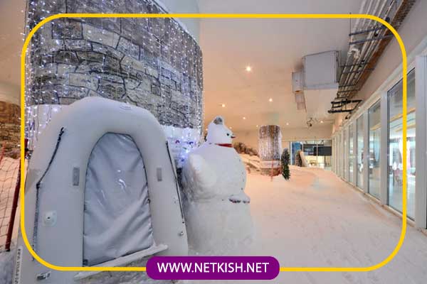 تفریحات هیجان انگیز پارک برفی پنگوئن کیش